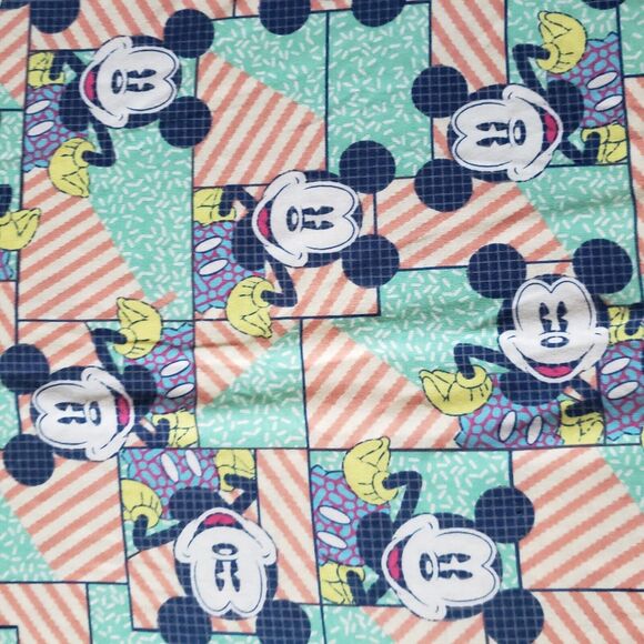 LuLaRoe Womens Size Small Mickey Mouse Geometric Irma Tunic Shirt - Picture 3 of 7